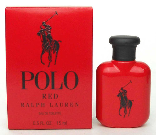 Polo Red by Ralph Lauren Men EDT Splash 0.5oz./15ml. No Cellophane