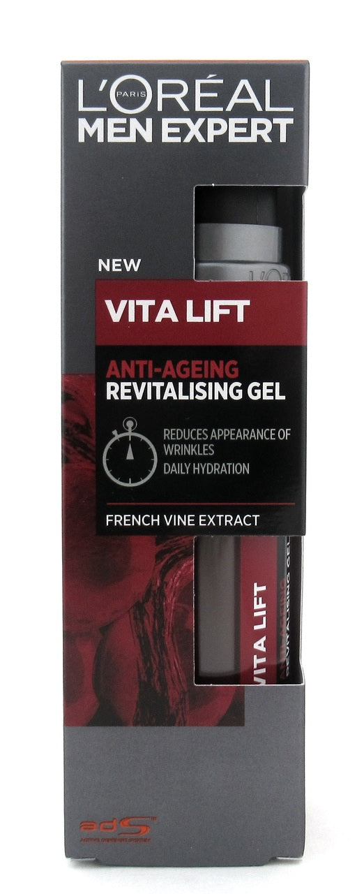 L'Oreal Men Expert Vita Lift Anti-Ageing Revitalising Gel 50 ml. (1.7 oz.) New