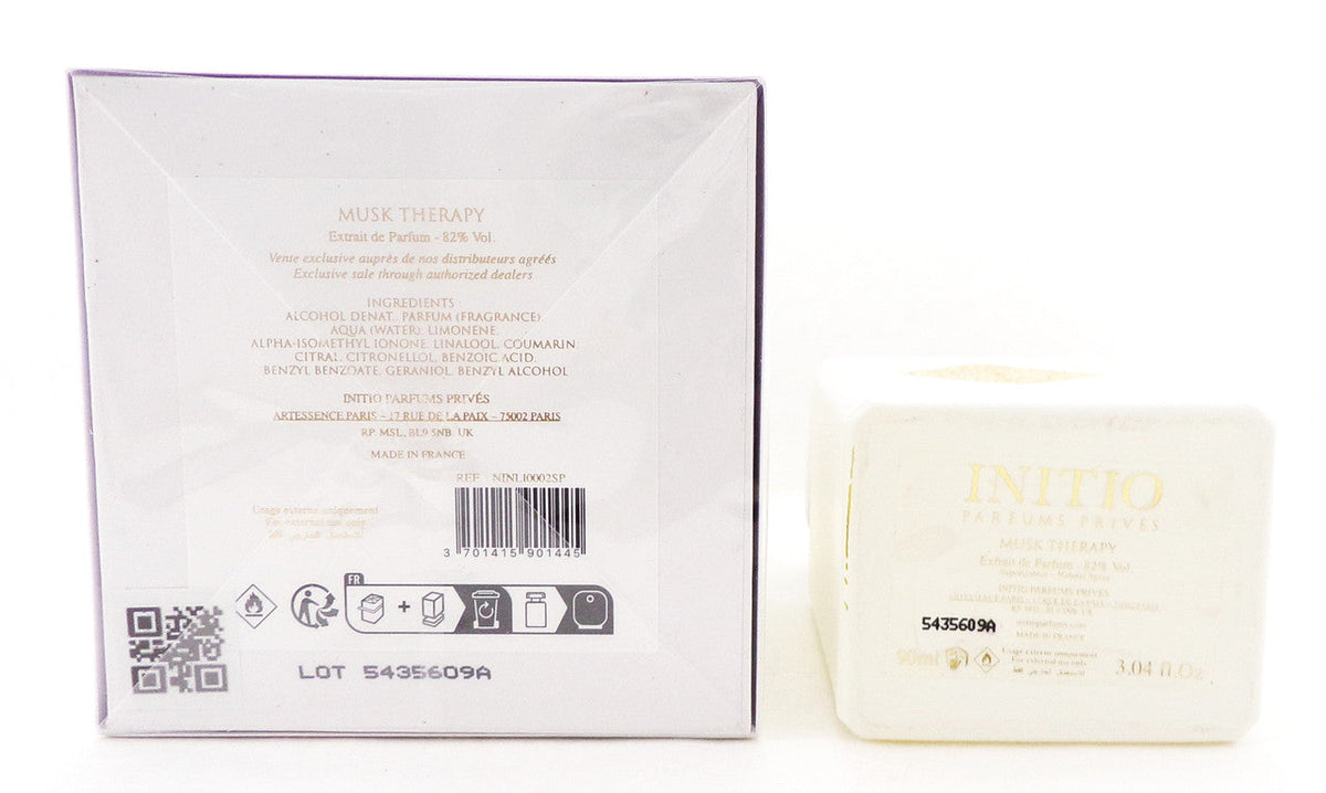 Initio MUSK THERAPY 3.04 oz./ 90 ml.Extrait De Parfum Spray New Sealed in Box