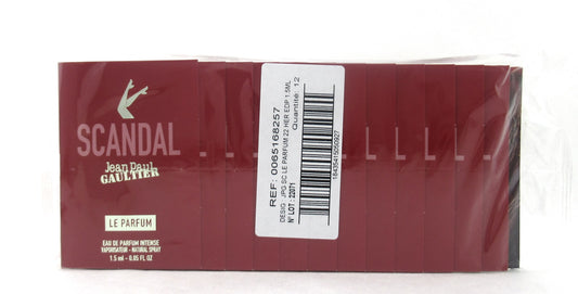 SCANDAL LE PARFUM by Jean Paul Gaultier EDP INTENSE for Women  VIAL 1.5 ml./ 0.05 oz. x 12 (Lot of 12)