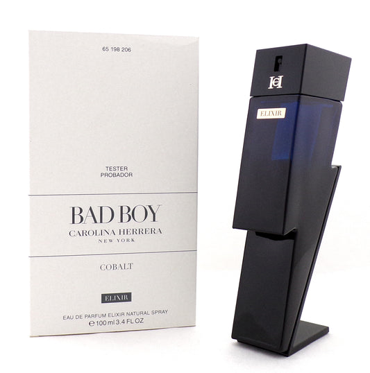 Bad Boy COBALT ELIXIR by Carolina Herrera 3.4 oz EDP Spray for Men. New Tester
