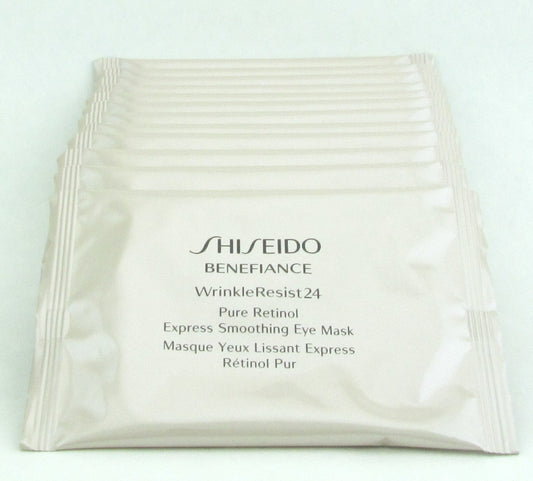 Shiseido Benefiance Wrinkle Resist 24 Pure Retinol Express Smoothing Eye Mask 12 Pack