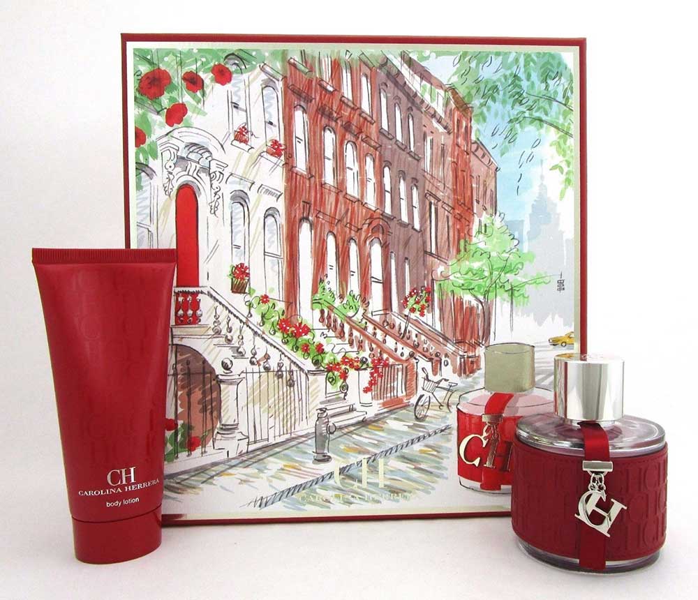 CH by Carolina Herrera Gift Set for Women:EDT Spray 3.4oz+B/L 3.4oz