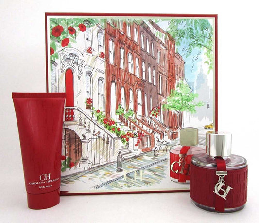 CH by Carolina Herrera Gift Set for Women:EDT Spray 3.4oz+B/L 3.4oz