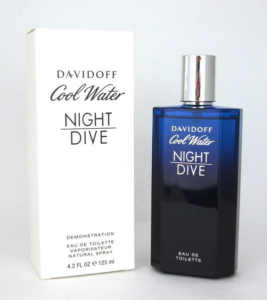 Cool Water Night Dive by Davidoff EDT Spray 4.2 oz. For Men  *Tester