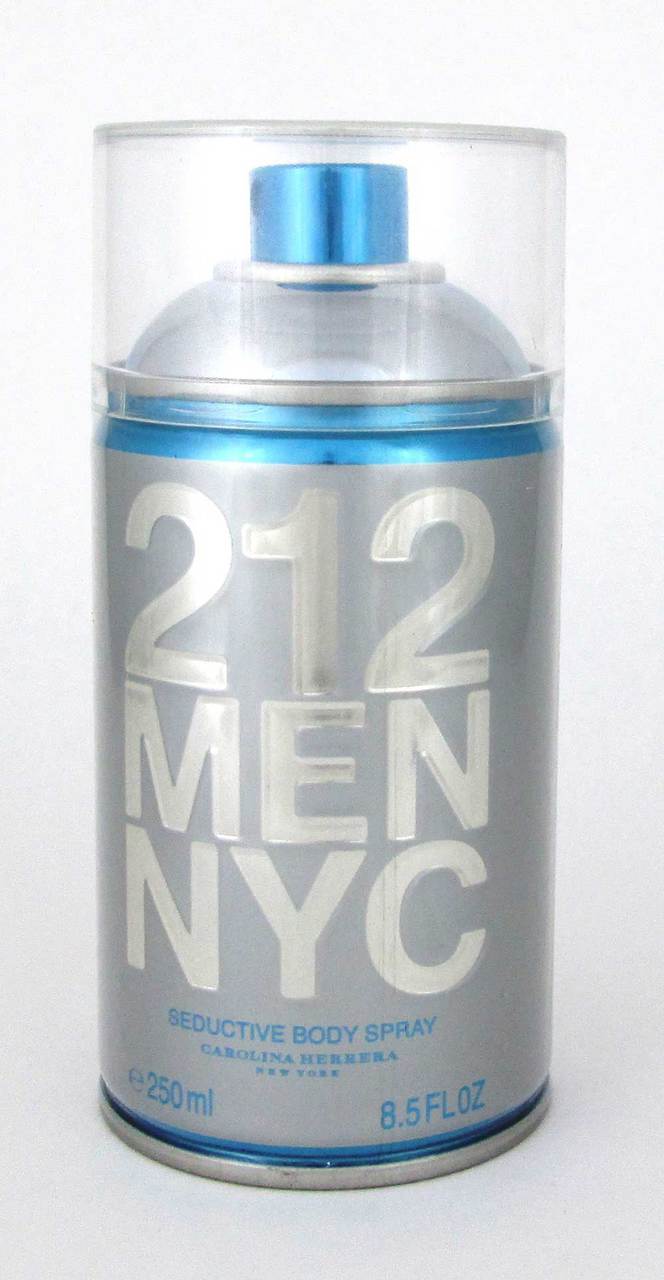 212 Men Carolina Herrera Seductive Body Spray 8.5 oz./250 ml.*Tester