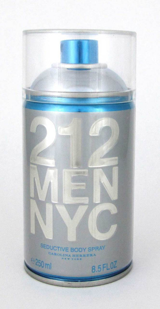 212 Men Carolina Herrera Seductive Body Spray 8.5 oz./250 ml.*Tester