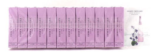 L'Eau D'Issey Solar Violet by Issey Miyake 0.02 oz./ 0.6 ml. Eau de Toilette Intense Vial Spray for Women. New. Lot of 12