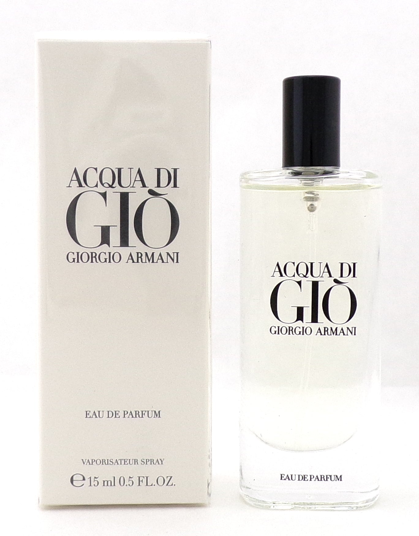 Acqua Di Gio by Giorgio Armani 0.5 oz. Eau de Parfum Travel Spray for Men. New Sealed Box