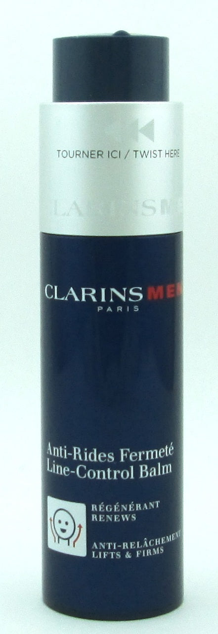 Clarins Men Line-Control Balm Renews, Lifts & Firms 50 ml./ 1.7 oz. NO BOX
