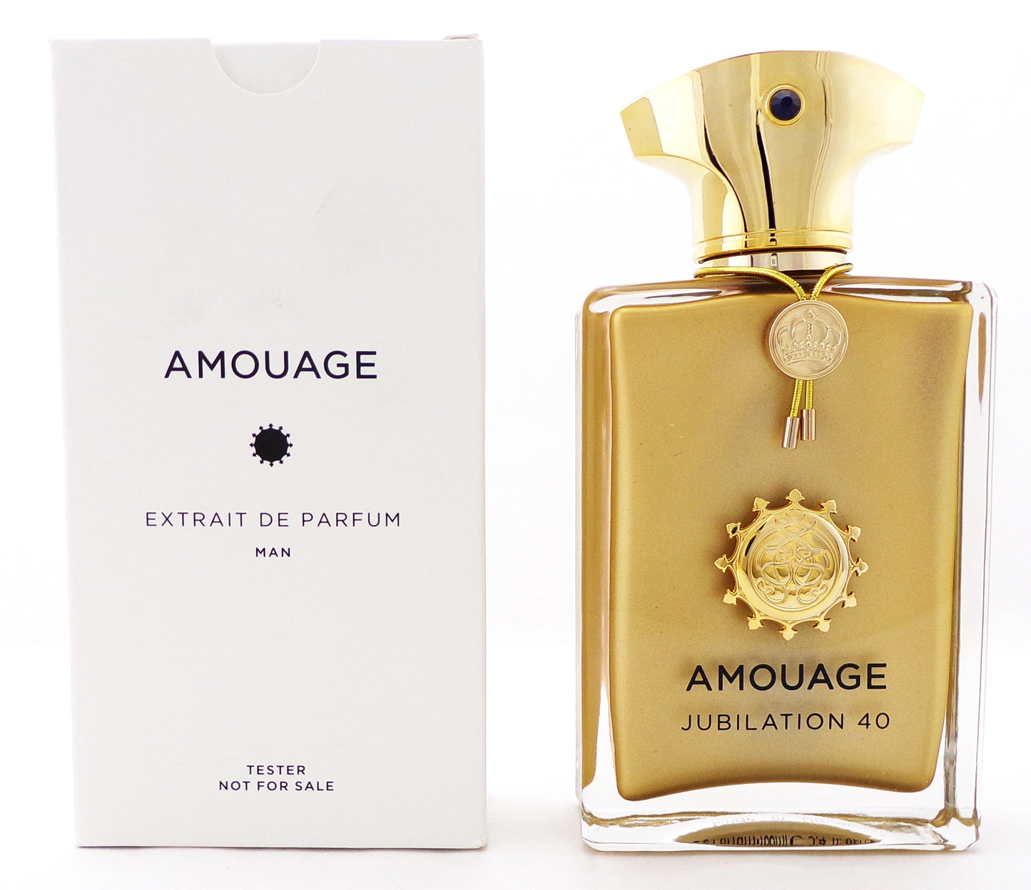 Amouage JUBILATION 40 Man 3.4 oz. Extrait de Parfum Spray. New TESTER w/Cap