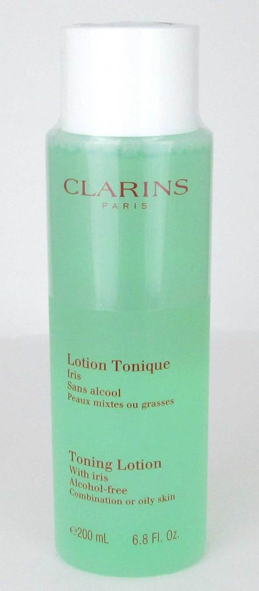 Clarins Toning Lotion with Iris Alcohol Free 6.8 oz/200 ml *Tester