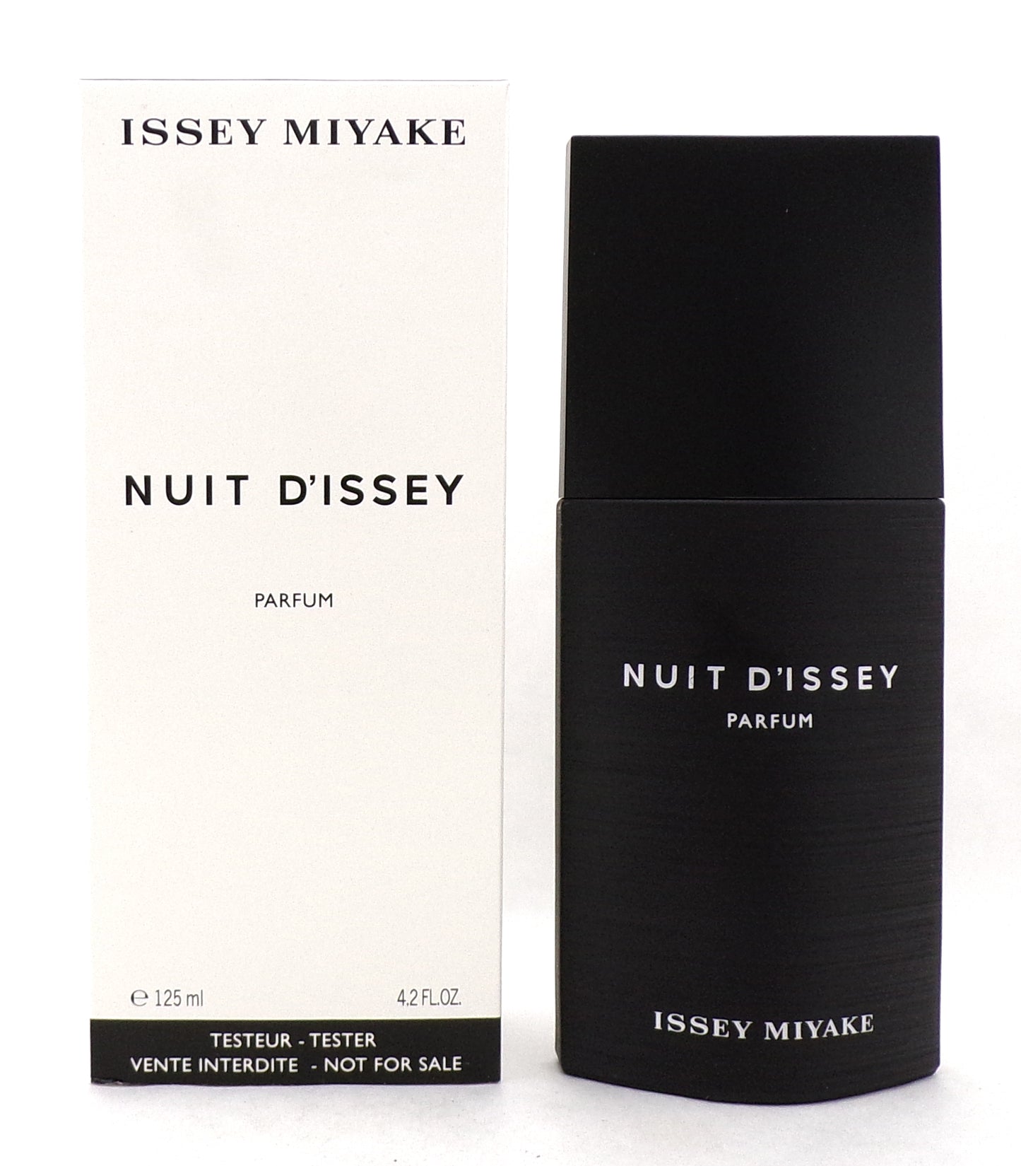 Nuit D'Issey by Issey Miyake 4.2 oz/ 125 ml PARFUM Spray for Men. New Tester w/Cap