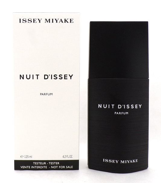 Nuit D'Issey by Issey Miyake 4.2 oz/ 125 ml PARFUM Spray for Men. New Tester w/Cap