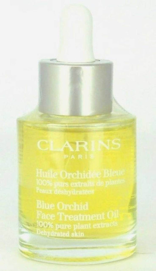 Clarins Blue Orchid Face Treatment Oil 100% Pure Plant Extracts, Dehydrated Skin 30 ml./ 1.0 oz. New NO BOX
