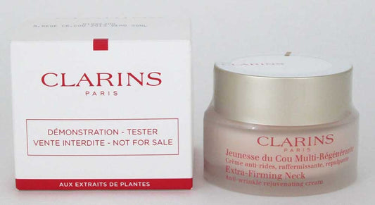 Clarins Extra-Firming Neck Anti Wrinkle Rejuvenating Cream 50 ml./ 1.6 oz. New Tester