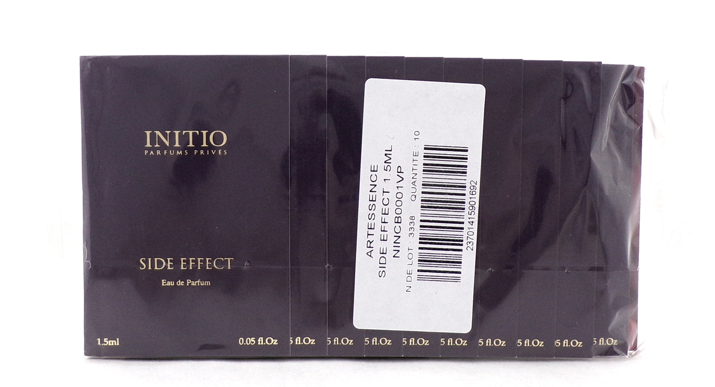 INITIO SIDE EFFECT 1.5 ml./ 0.05 oz. Eau de Parfum Vial Spray. Pack of 10 pcs. New Sealed Bag