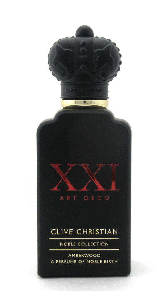 Clive Christian XXI Art Deco Amberwood Perfume Spray 1.6 oz. / 50 ml. New NO BOX