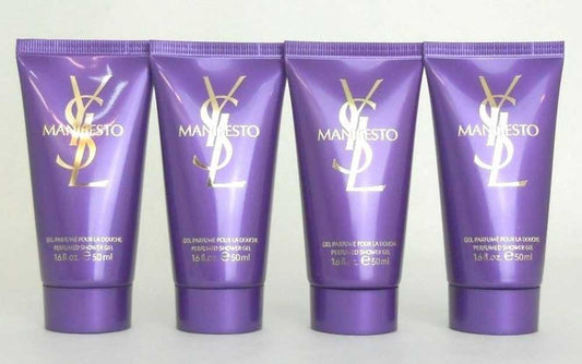 Yves Saint Laurent Manifesto Shower Gel 1.6 oz.x 4pc.Tubes Set