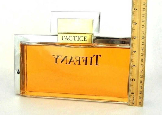 Giant Perfume Display Tiffany by Tiffany & Co.with Liquid. 7" Tall