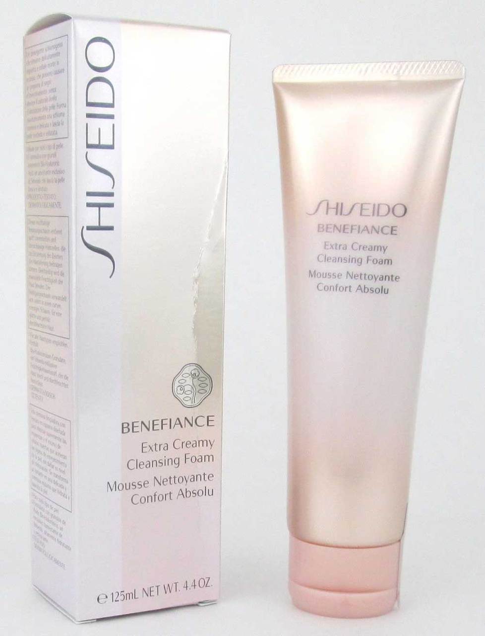 Shiseido Benefiance Extra Creamy Cleansing Foam 125 ml/4.4 ozDamaged