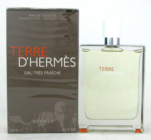 Terre D'Hermes Eau Tres Fraiche by Hermes EDT Spray 4.2oz/125ml. NIB