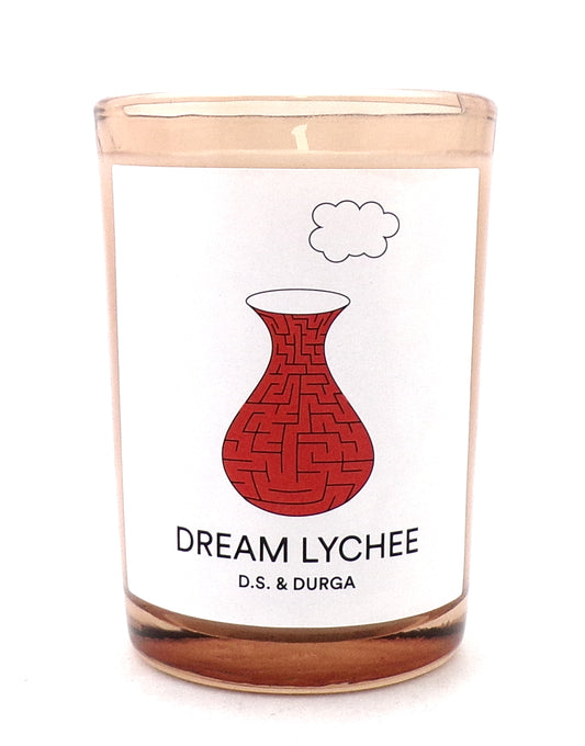 D.S. & Durga DREAM LYCHEE 7 oz./ 198 g. Perfumed Candle. New Tester No Box