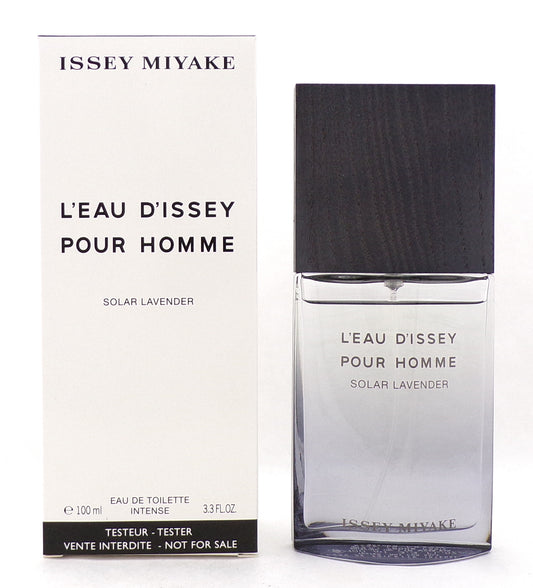 Issey Miyake L'eau D'issey Pour Homme SOLAR LAVENDER 3.3oz EDT Intense Spray for Men. New Tester w/Cap