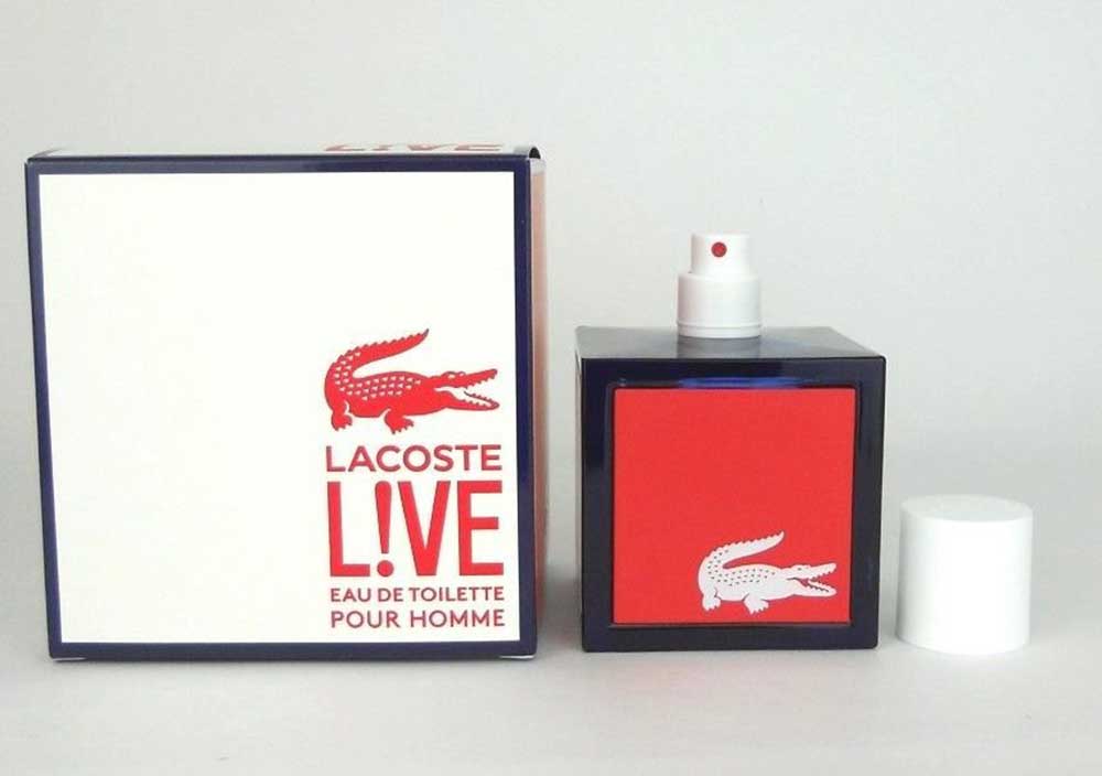 Lacoste Live Eau De Toilette Spray 3.3 oz./ 100 ml.for Men. NIB