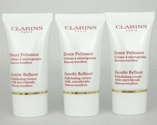 Clarins Gentle Refiner Exfoliating Cream with Microbeads 3x0.5oz.Each