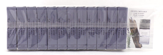 L'Eau D'Issey Pour Homme Solar Lavender by Issey Miyake 0.02 oz./ 0.6 ml. Eau de Toilette Intense Vial Spray for Men. New. Lot of 12