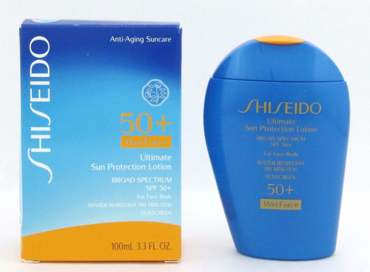 Shiseido Ultimate Sun Protection Lotion SPF 50+Wet Force 3.3ozDamaged