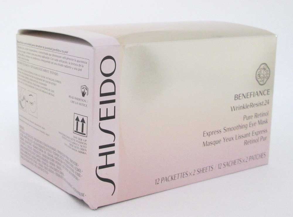 Shiseido Benefiance Wrinkle Resist 24 Express S.Eye Mask 12PackDamaged(sku:15433