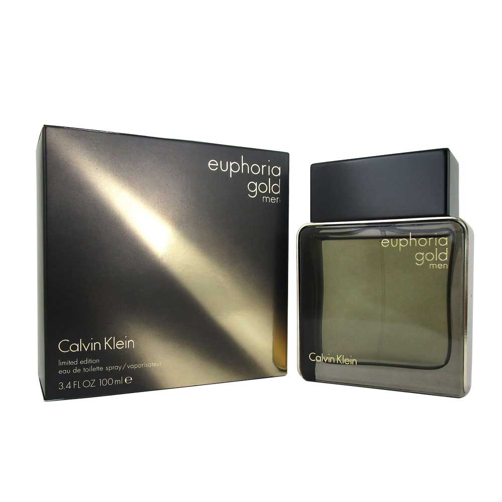 Euphoria Gold Calvin Klein Eau de Toilette Spray for Men 3.4 oz.NIB