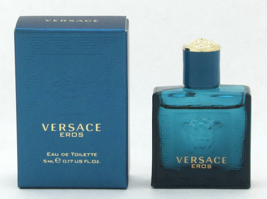 Versace Eros by Versace Eau De Toilette Splash for Men MINI 5 ml./ 0.17 oz.