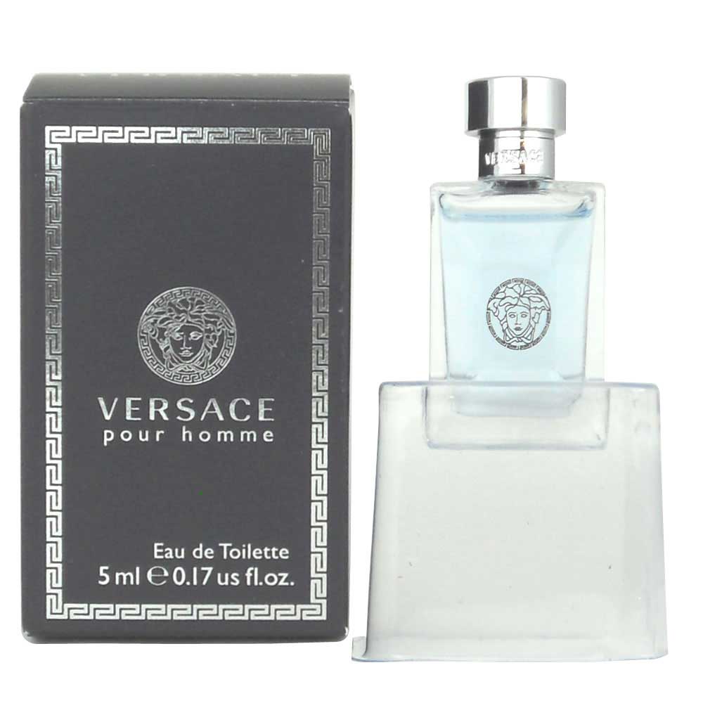 Versace Pour Homme Eau de Toilette Mini Bottle Splash 5 ml./ 0.17oz.