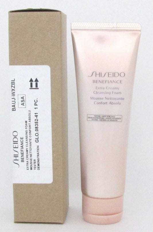 Shiseido Benefiance Extra Creamy Cleansing Foam 125 ml/4.4 oz *Tester
