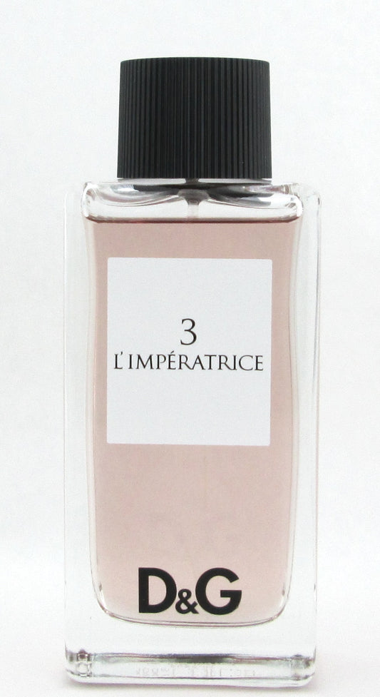 3 L'Imperatrice Pour Femme by Dolce & Gabbana Eau De Toilette Spray 100 ml./3.3 oz. NO BOX