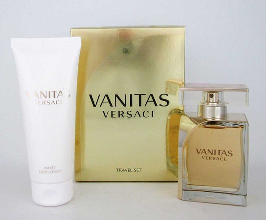 Versace Vanitas 2 Pcs Travel Set for Women 3.4oz Body Lotion and EDP