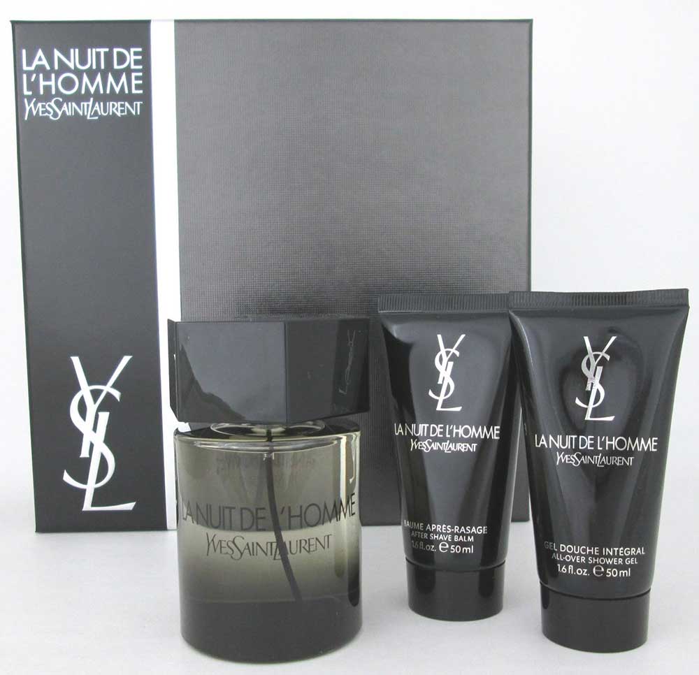 La Nuit De L'Homme by YSL 3.3 oz.Gift Set for Men in Damaged Box