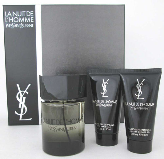 La Nuit De L'Homme by YSL 3.3 oz.Gift Set for Men in Damaged Box