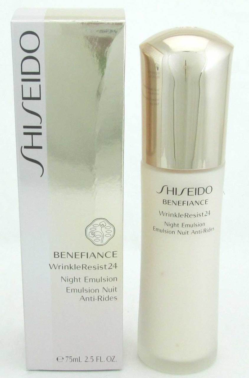 Shiseido Benefiance Wrinkle Resist 24 Night Emulsion 2.5ozDamaged Box