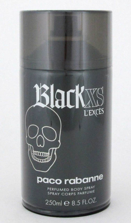 Black XS L'EXCES by Paco Rabanne Perfumed Body Spray For Him 8.5 oz.