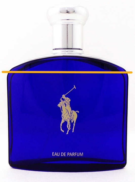 Polo Blue by Ralph Lauren 4.2 oz. Eau de Parfum Spray for Men No BOX Lower Fragrance Level