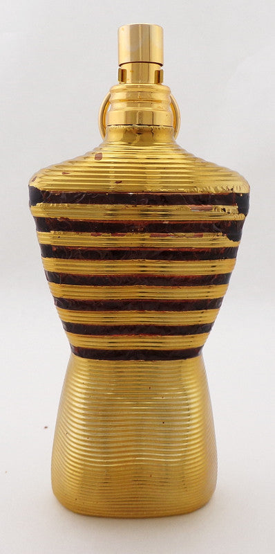 Jean Paul Gaultier Le Male Elixir 4.2 oz. PARFUM Spray for Men NO BOX Scratched Bottle Lower Fragrance Level 99% FULL