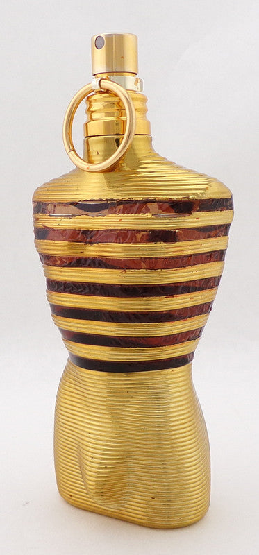 Jean Paul Gaultier Le Male Elixir 4.2 oz. PARFUM Spray for Men NO BOX Scratched Bottle Lower Fragrance Level 99% FULL