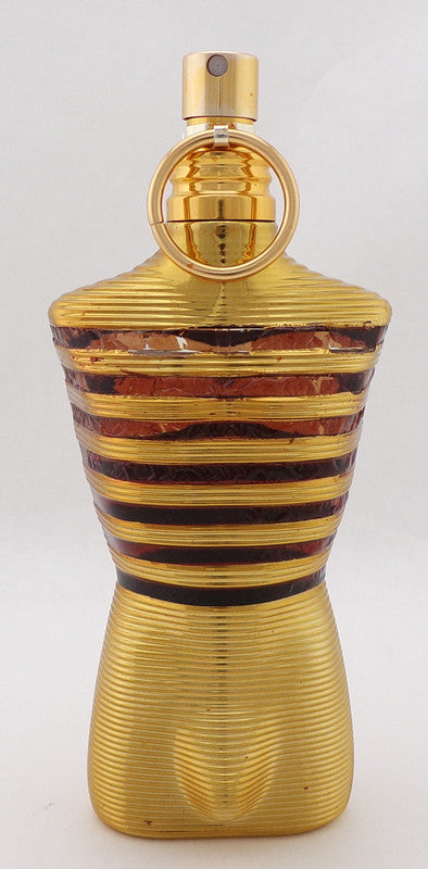 Jean Paul Gaultier Le Male Elixir 4.2 oz. PARFUM Spray for Men NO BOX Scratched Bottle Lower Fragrance Level 99% FULL