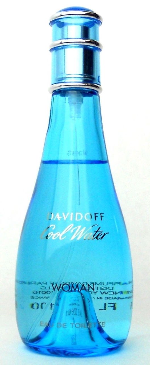 Cool Water Davidoff Perfume for Women EDT Spray 3.4 oz.  *Unboxed