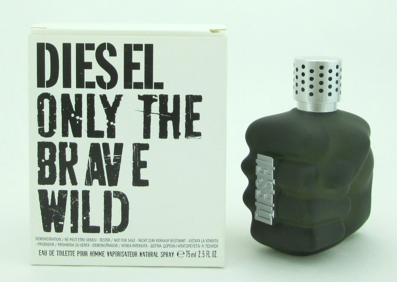 Diesel Only The Brave Wild by Diesel Eau De Toilette Spray Tester For Men 75 ml./ 2.5 oz.