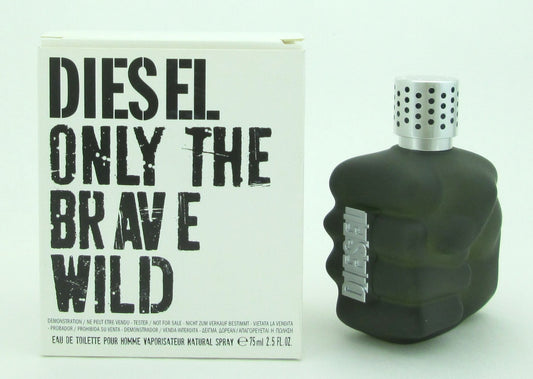 Diesel Only The Brave Wild by Diesel Eau De Toilette Spray Tester For Men 75 ml./ 2.5 oz.